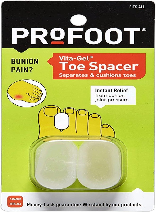 ProFoot Vita-Gel Toe Spacer 2 Each (Pack of 4) - Image 1